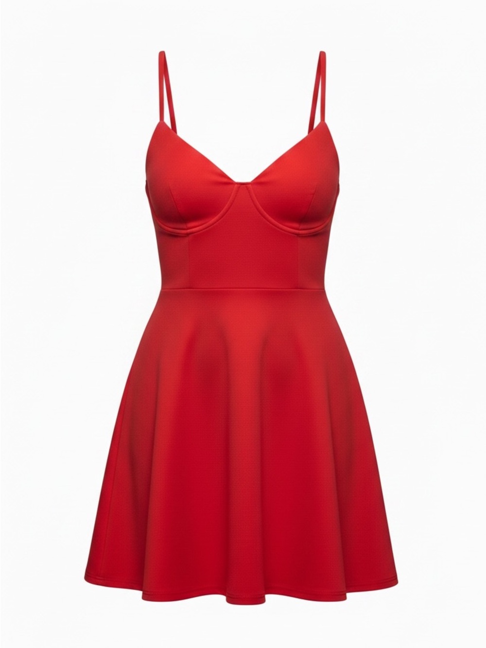 Princess Polly Red Mini Dress with Spaghetti Straps